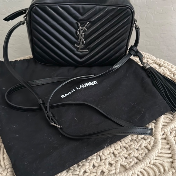 Calfskin Matelasse Monogram Lou Camera Bag Black - Picture 2 of 4